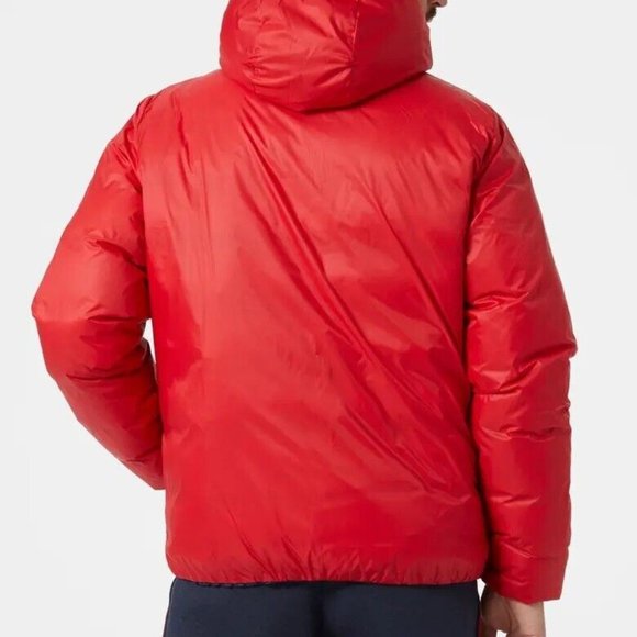 New HELLY HANSEN RWB Reversible Down Jacket Men's Size Large PrimaLoft HH - Picture 13 of 16